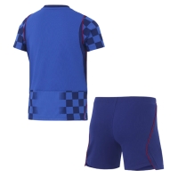 Camiseta Croacia Segunda Equipación Replica Mundial 2026 para niños mangas cortas (+ Pantalones cortos)